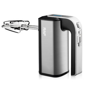 <span class=keywords><strong>เครื่อง</strong></span>ผสมอาหารแบบมือถือ RAF 800W อเนกประสงค์ ปรับความเร็วได้ 5 ระดับ แบบสองหัวตี 900 ถึง 1500 รอบต่อนาที ดีไซน์ทนทาน ทำความสะอาดง่าย เหมาะสำหรับการอบขนม - Product Image 5