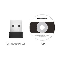 Adaptador Wifi COMFAST CF-WU710N V2 de Alta Calidad, 150Mbps, Signalking, Controlador de Adaptador Wifi USB de 2.4Ghz