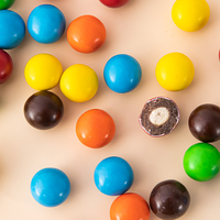 Dulces y Golosinas, Chocolates en Forma de Frijol, Caramelos de Gelatina, Chocolate al por Mayor, Caramelos de Fructosa con Sabor a Frutas de Colores