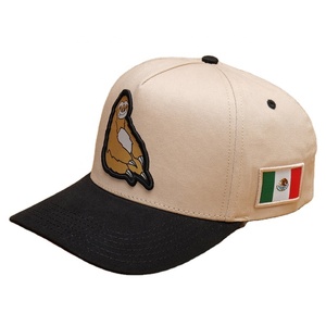 Casquette de Baseball Snapback Sport Homme Otto 31-069 Panneau 5 Couleurs Unies Profil Moyen Bicolore en Pur Coton Personnalisée de Qualité Supérieure - Product Image 2