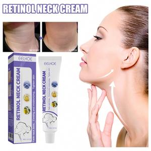 Crème hydratante anti-rides à l'acide hyaluronique, vitamine et rétinol, crème raffermissante au rétinol et peptides pour le cou - Product Image 3