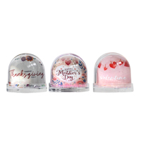 Cadre photo globe à neige liquide transparent avec effet de paillettes tombantes, personnalisable, pour insertion de photos DIY, en plastique, pour loisirs créatifs