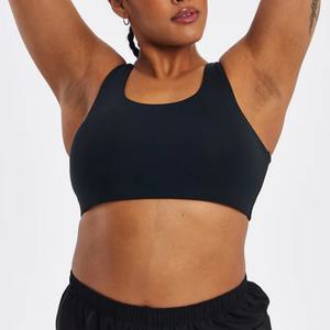 Sujetador deportivo de alto impacto, sin tirantes, con un solo hombro y cuello alto, con tiras, para fitness, de máxima sujeción, modelo All in Motion Crop. - Product Image 6