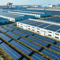 Structure de montage solaire sur toiture conçue pour les bâtiments commerciaux, système de montage photovoltaïque commercial et industriel