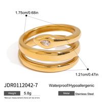 Bague de Fiançailles et de Mariage Classique en Laiton Plaqué Or 18 carats pour Femme, Entièrement Pavée de Zircons Cubiques 5A en Forme de Goutte, Vente en Gros Usine