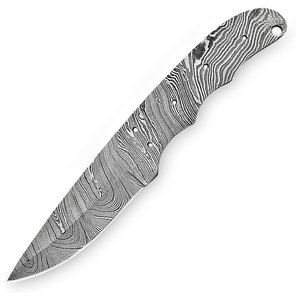 Cuchillo de Caza y Camping de Acero de Damasco Hecho a Mano con Mango Natural Personalizado para Supervivencia al Aire Libre, Equipo de Camping y Caza - Product Image 3