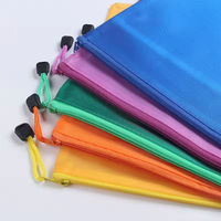 Carpeta de Archivos con Cierre de Cremallera, Impermeable, Duradera y Flexible, Tamaño Carta A4/A3/A5/B4