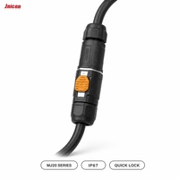 Connecteur circulaire étanche IP67 à verrouillage rapide, 2 à 8 broches, mâle/femelle, pour montage sur panneau, idéal pour systèmes solaires hors réseau, VR et marins