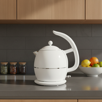 Bouilloire Électrique Yousdas China White FADA 1.8L 1800W en Acier Inoxydable avec Protection Contre l'Ébullition à Sec et Rotation à 360° pour Usage Domestique