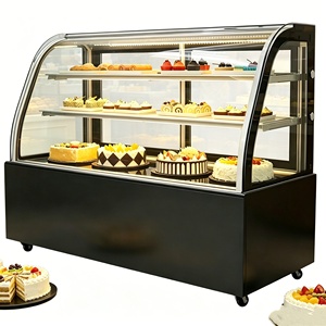 Vetrina Refrigerata Aperta in Acciaio Inox per Esposizione Torte, per Supermercati e Pasticcerie - Product Image 1