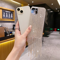 Étuis de protection pour téléphone portable à paillettes 3D scintillantes pour filles et femmes, pour iPhone 16 Pro Max