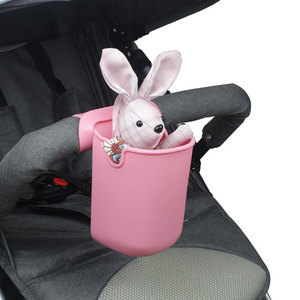 Porte-gobelet en silicone pour poussette, universel, antidérapant, flexible, pour poussette, landau, chaise haute - Product Image 2