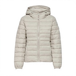 Women's Lightweight Packable Puffer Jacket Hooded <b>Winter</b> <b>Quilted</b> Jacket Custom Women's Hooded Puffer Jacket Water Resistant Coat - Product Image 1