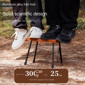 เก้าอี้พับ<span class=keywords><strong>ได้</strong></span>น้ำหนักเบาขนาดเล็กพกพา<span class=keywords><strong>ได้</strong></span>สำหรับตั้งแคมป์กลางแจ้งเก้าอี้<span class=keywords><strong>พับ</strong></span><span class=keywords><strong>ได้</strong></span>ขนาดเล็กสำหรับ<span class=keywords><strong>นั่ง</strong></span>ในสวนชายหาดเดินป่าทำบาร์บีคิว - Product Image 3