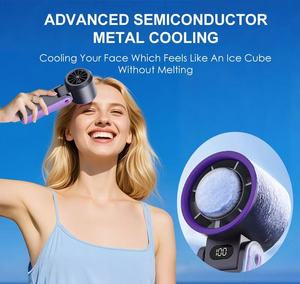Nuevo Ventilador Portátil de Cuello Colgante de Alta Velocidad con Pantalla Digital Plegable y Compresor de Hielo para Refrigeración 2026 - Product Image 5