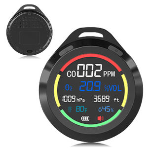 Lange Standby-Tijd Van 72 Uur Outdoor Draagbare 6-In-1 O2 Co Accurate Luchtkwaliteit Monitor Dc 5V/2a Slimme Monitoring Zuurstofmeter