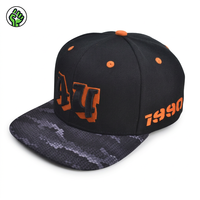 Casquette Snapback 6 Panneaux Personnalisable Broderie Machine - Unisexe 100% Coton Respirant/Imperméable Hip Hop Sport Image