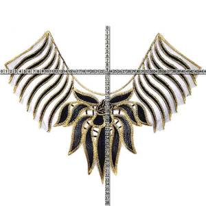 Aplique de encaje para cuello, bordado Floral, grande - Product Image 5