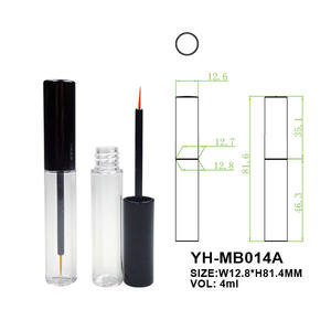 Tube en plastique à injection directe d'usine, emballage cosmétique vide, matériau ABS/PETG/AS, couleur personnalisée, décoration, sérigraphie - Product Image 6