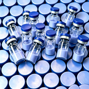 Fournitures d'usine : Poudre bleue de peptide de cuivre GHK-Cu de haute pureté 99% |   Matière première pour soins de la peau et cosmétiques 50ml/100ml - Product Image 1