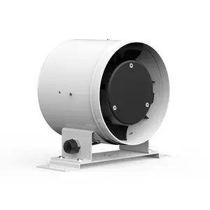 Ventilador en línea EC de 220V de Venta caliente de 5 pulgadas utilizado para hidroponía, ventilación, tiendas de cultivo