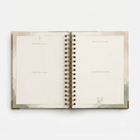 Diario de Oración con Certificación FSC, Logotipo Personalizado, Espiral, Tapa Dura, Versículo Bíblico, Cuaderno de Estudio Cristiano con Bolígrafo de Regalo Personalizado