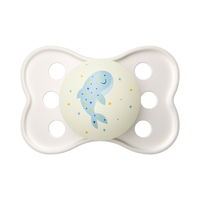 Sucette en silicone de qualité alimentaire pour bébé 0-6 mois, sans BPA, écologique, durable, avec poignée