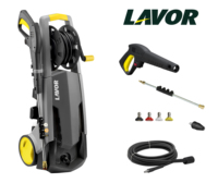 Nettoyeur haute pression domestique Lavor Pascal 20 PLUS 2100W 140 bars, moteur à induction, pour le lavage de voitures et le nettoyage des sols