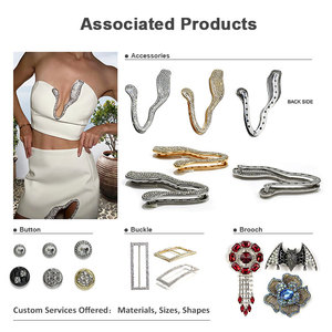 Applique de robe de mariée en dentelle perlée <span class=keywords><strong>3D</strong></span>, décorative, de luxe, en pierre de mode, avec diamants, cousue à la main - Product Image 5