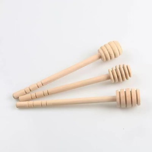 Palito de Madera para Mezclar Miel, Leche, Mermelada y Café, Sin Pintura ni Cera, Herramienta Pequeña de Madera Maciza - Product Image 4