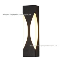 Lampe murale LED extérieure étanche en acier inoxydable pour cour, entrée, couloir, escalier, terrasse, balcon et hôtel