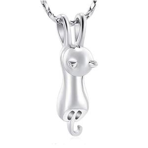 Sevimli paslanmaz çelik kedi kremasyon takı anıt Keepsake kedi charm <span class=keywords><strong>urn</strong></span> kolye cenaze pet kolye <span class=keywords><strong>urn</strong></span> kremasyon kül tutucu - Product Image 5