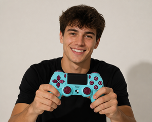 <span class=keywords><strong>Control</strong></span> Inalámbrico BT para PS-<span class=keywords><strong>4</strong></span>, Joystick con Función Completa, Barra <span class=keywords><strong>de</strong></span> Luz, Vibración <span class=keywords><strong>de</strong></span> Doble Motor, Giroscopio, Delgado, para PS2, PC, Juegos Móviles, Smart TV - Product Image 4