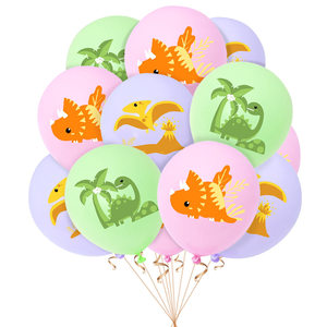 Palloncini in Lattice con Coriandoli a Forma di Dinosauro da 12 Pollici, Decorazioni per Feste di Primo <span class=keywords><strong>Compleanno</strong></span>, Palloncini per Baby Shower - Product Image 2