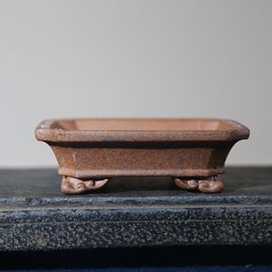 Pot à Bonsaï en Argile Violette Fait Main, Rectangulaire, Carré, Ovale, Miniature, Cuit au Bois, Zhang Kelei, Petits Pots - Product Image 3