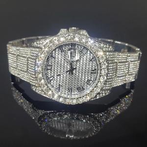 Reloj de Diamantes Moissanite de Estilo Japonés de Lujo, Muy Solicitado, para Uso Diario y Reuniones de Oficina, Disponible a Precio de Fábrica - Product Image 1