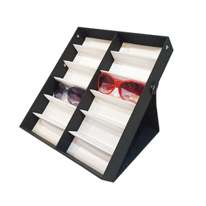 12-Khe Cắm Cross-Biên Giới Kính Mát Hiển Thị Trường Hợp Hiển Thị Truy Cập Hiển Thị Giá Cho Đường Phố Gian Hàng Lưu Trữ Kính Hộp Và Kính Chủ - Product Image 6