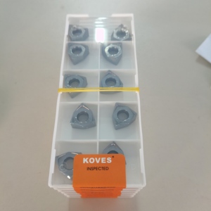 WNMU Inserts de fraisage de surface GM hexagonaux <span class=keywords><strong>double</strong></span> <span class=keywords><strong>face</strong></span> à 90 degrés <span class=keywords><strong>Insert</strong></span> Cnc à alimentation rapide Outil de tournage personnalisé Acier en fonte - Product Image 2