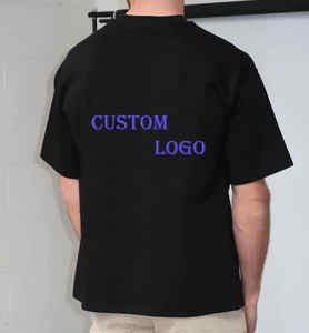 เสื้อยืดคอตตอนแขนสั้นสำหรับผู้ชายโอเวอร์ไซส์ทรงบ็อกซี่ฟิตแนวสตรีทสไตล์ฮิปฮอปผ้าไหมพิมพ์ลายสกรีน - Product Image 3