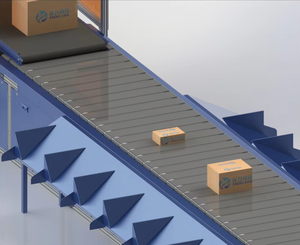 Macchina Automatica per Smistamento a Nastro Stretto, Nastro Trasportatore ad Alta Resistenza al Calore, DWS per Magazzini E-commerce, Logistica e Corrieri Espressi - Product Image 4