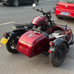 Motocyclette à trois roues d'occasion Changjiang Bobbie 400 Vintage avec side-car, provenant du Guangdong, avec marche arrière et frein CBS - Product Image 3