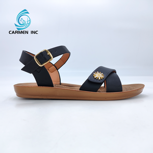 Sandales plates pour femmes à la mode en vente chaude sandales plates pour femmes sandales confortables pour <span class=keywords><strong>pieds</strong></span> plats pour femmes fille dame - Product Image 6