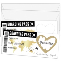 Échantillon gratuit de papier thermique pour imprimante de billets d'embarquement, billets d'avion imprimés thermiquement pour les voyages aériens