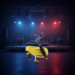 Cable XLR de 25 pies, blindado, balanceado, de 3 pines, chapado en oro, macho-macho, para sistemas de audio e iluminación de escenarios, paquete de 4 - Product Image 2