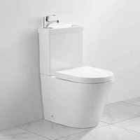 WC gain de place combiné deux-en-un lavabo sans rebord toilettes salle d'eau salle de bain moderne toilette commodes banheiro cuvette de toilette