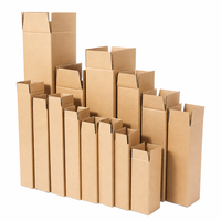 Boîtes pliables en carton ondulé kraft recyclables et écologiques personnalisées avec fermeture de sécurité – Vente en gros pour l'e-commerce et la promotion en usine