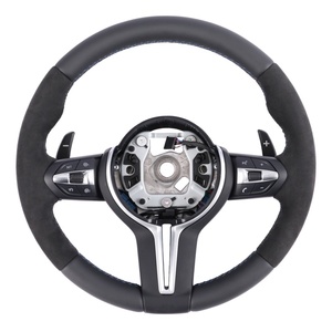Volante de Cuero Alcantara en Oferta para <span class=keywords><strong>Bmw</strong></span> F30 E87 F35 F36 F20 F10 E90 E70 X5 F15 M3 <span class=keywords><strong>M5</strong></span> - Product Image 2