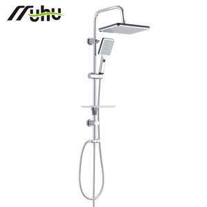 Colonna Doccia Regolabile con Effetto Pioggia, Set Completo da Bagno con Montaggio a Parete in Acciaio Inox 304 - Product Image 2
