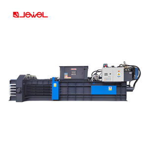 Empacadora de compresión automática completa horizontal grande de alta eficiencia a buen precio para plásticos con control de pantalla táctil de programa PLC - Product Image 2