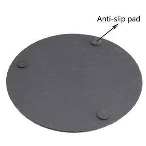 Grandes planches de charcuterie au fromage en <span class=keywords><strong>ardoise</strong></span> noire avec craies, gravure sur <span class=keywords><strong>plaque</strong></span> à manger pour la viande et le fromage, 2 pièces - Product Image 3